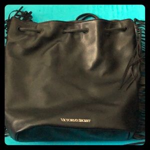 Victoria Secret Black Vegan Leather